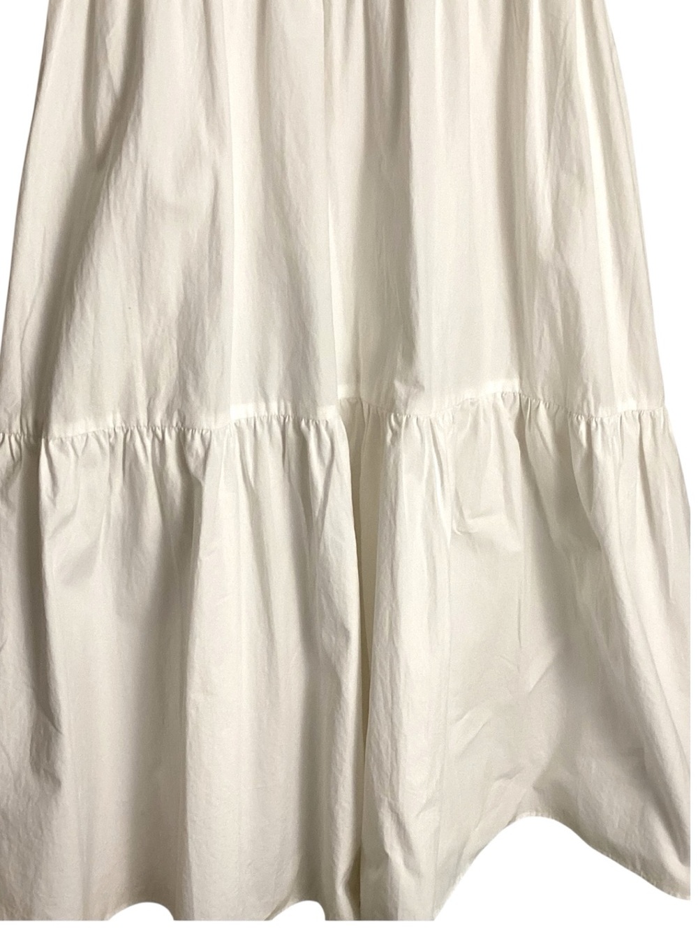WRAY Rosemary Dress White Tiered 100% Cotton Puff Sleeve Cottagecore Small - Picture 4 of 15